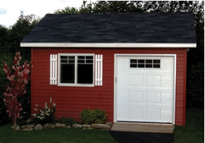 Installing a sectional garage door on a shed: Is it a good idea?