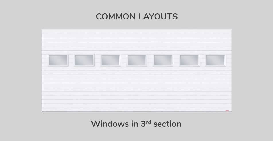 Common layouts, Windows in third section